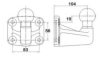 VW 2E0092770 Base Plate, trailer hitch